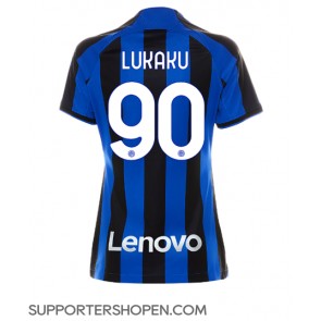 Inter Milan Romelu Lukaku #90 Hemma Matchtröja Dam 2022-23 Kortärmad